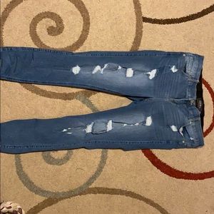 Distressed bombshell torrid skinny jeans